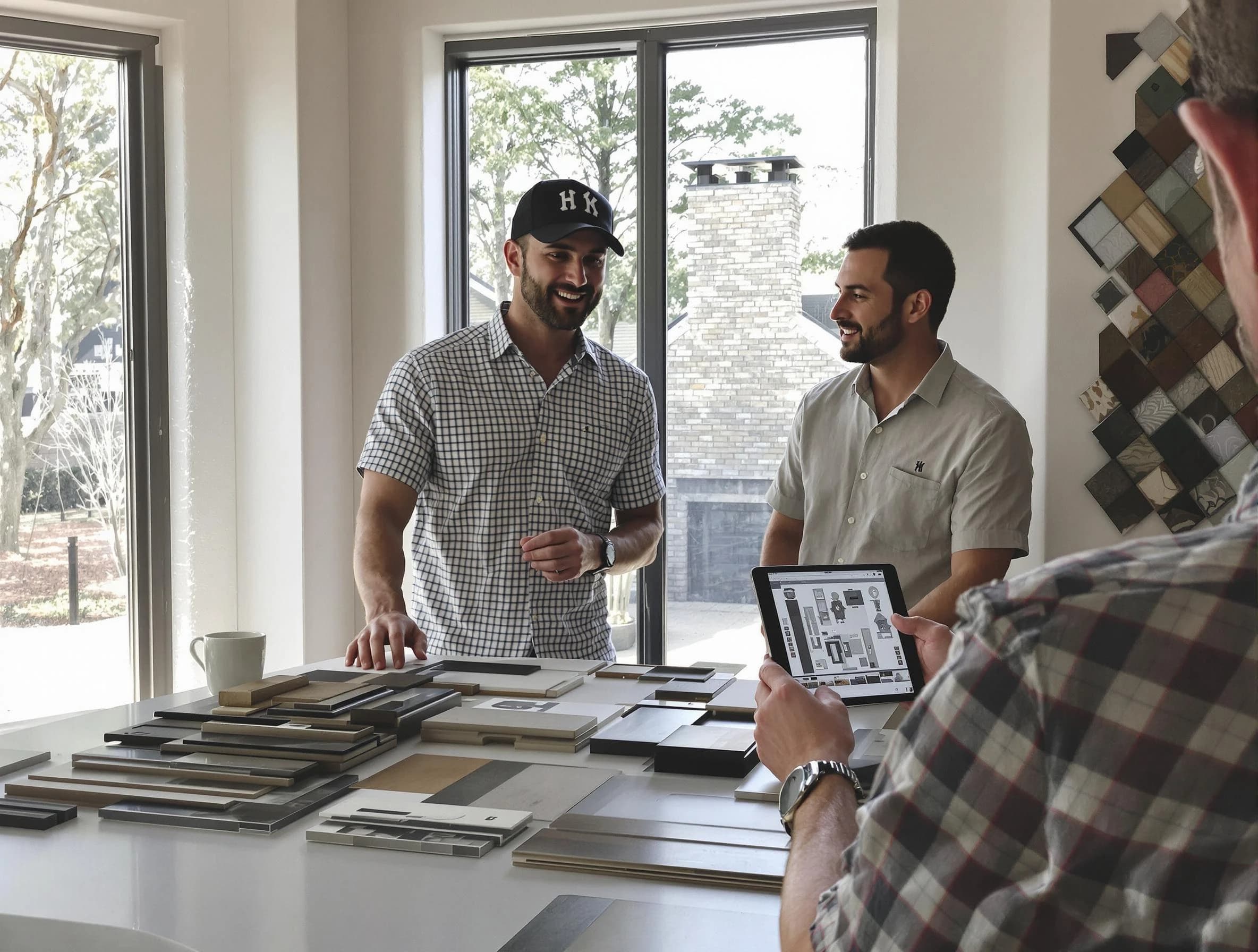 Shelbyville Chimney Sweep remodeling a chimney and fireplace in Shelbyville, TN