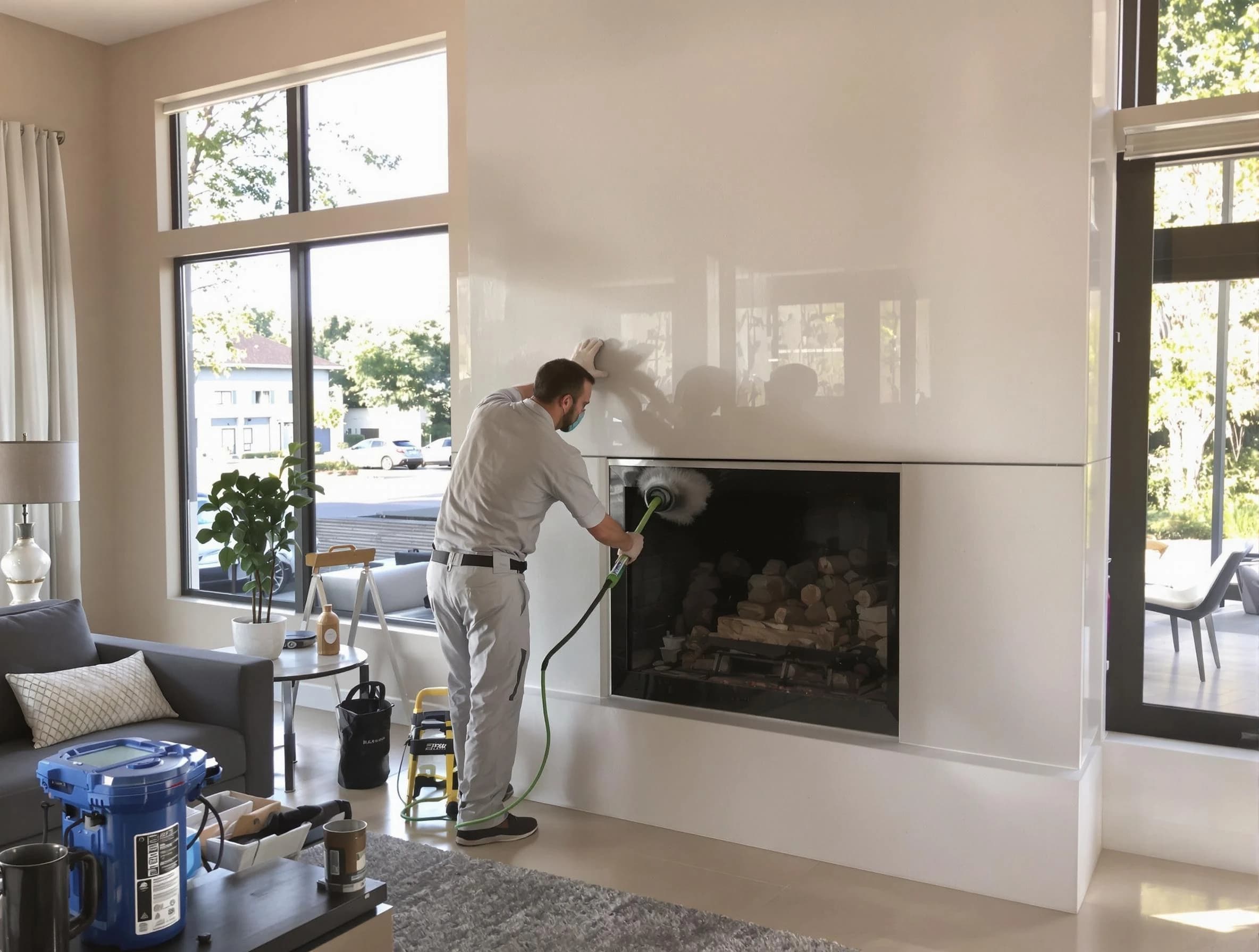 Shelbyville Chimney Sweep performing thorough soot removal in Shelbyville, TN