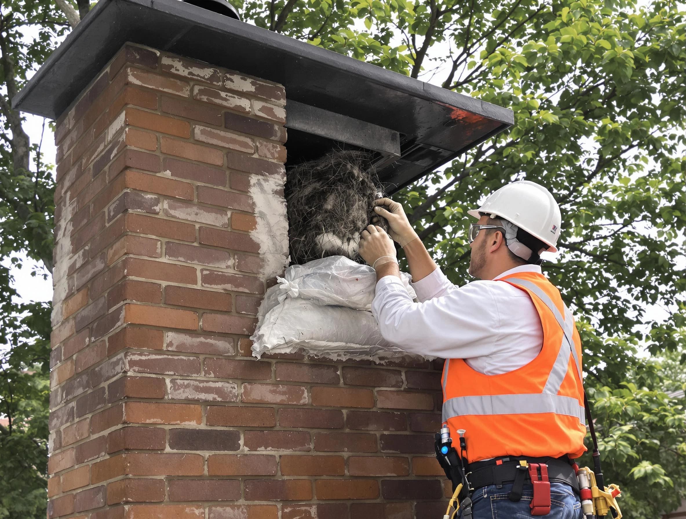 Humane removal of debris and animals by Shelbyville Chimney Sweep in Shelbyville, TN