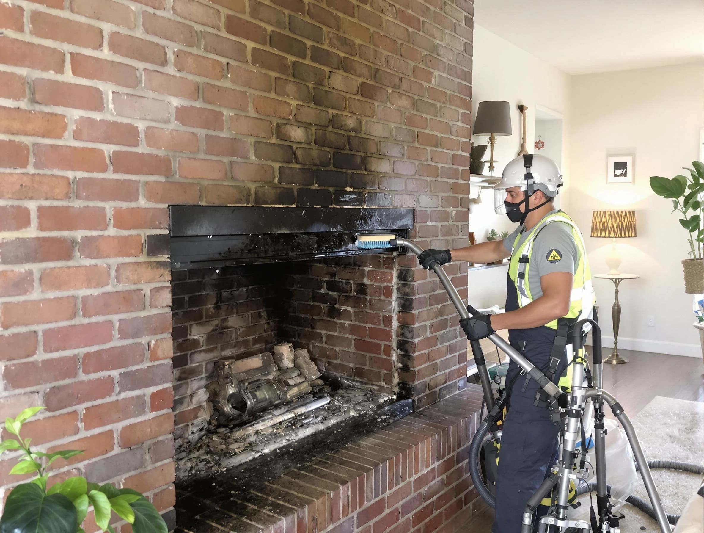 Shelbyville Chimney Sweep providing fireplace cleaning services in Shelbyville, TN